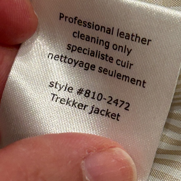 NANETTE LEPORE LEATHER TREKKER JACKET SZ 12 - Picture 6 of 7